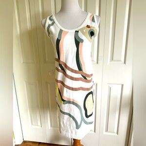 NEW KENZO White Cotton Tank Dress XS NWOT